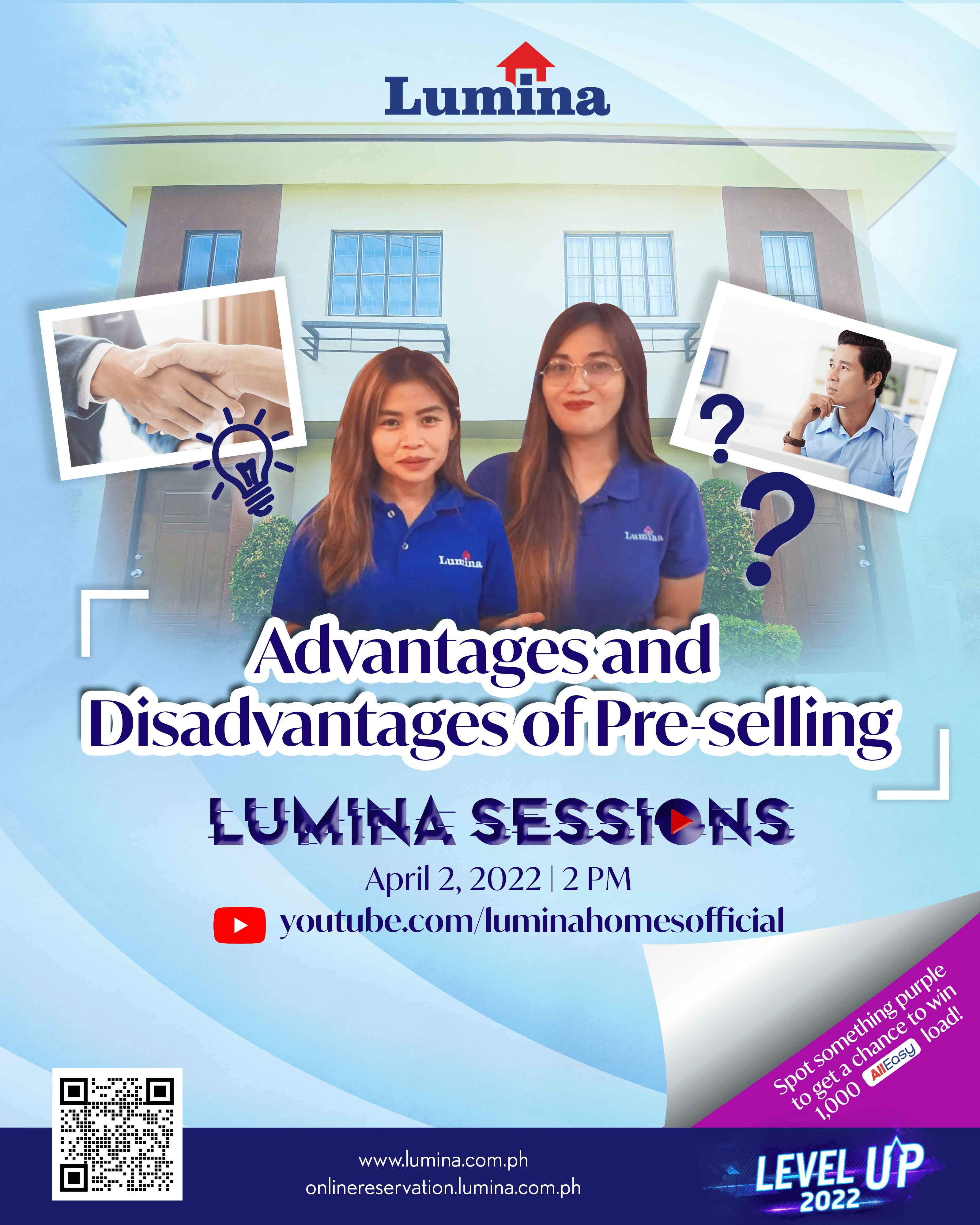 lumina session advantages and disadvantages of pre selling