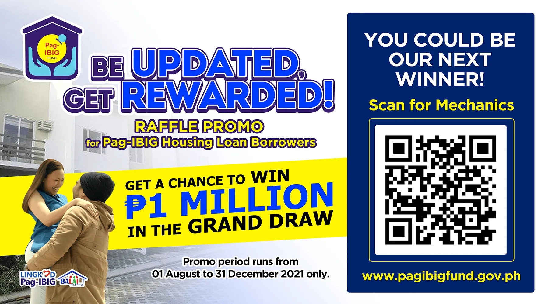 1 Million Peso Grand Prize Awaits Pag IBIG Fund Raffle Promo Winner 1
