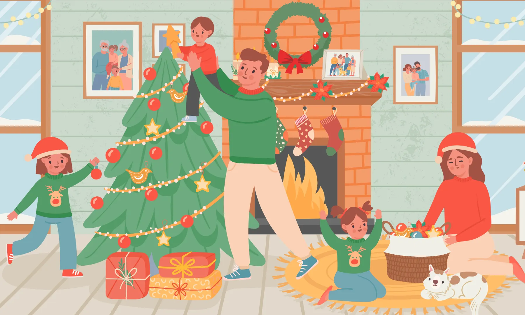 10 Fun and Colorful DIY Christmas Decorations that the W