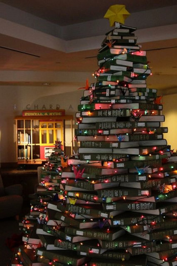 Bookworm Christmas Tree