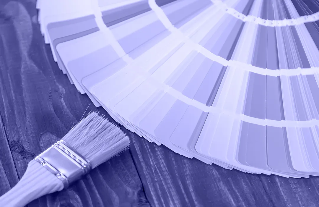 Very Peri home color palettes of purple shades