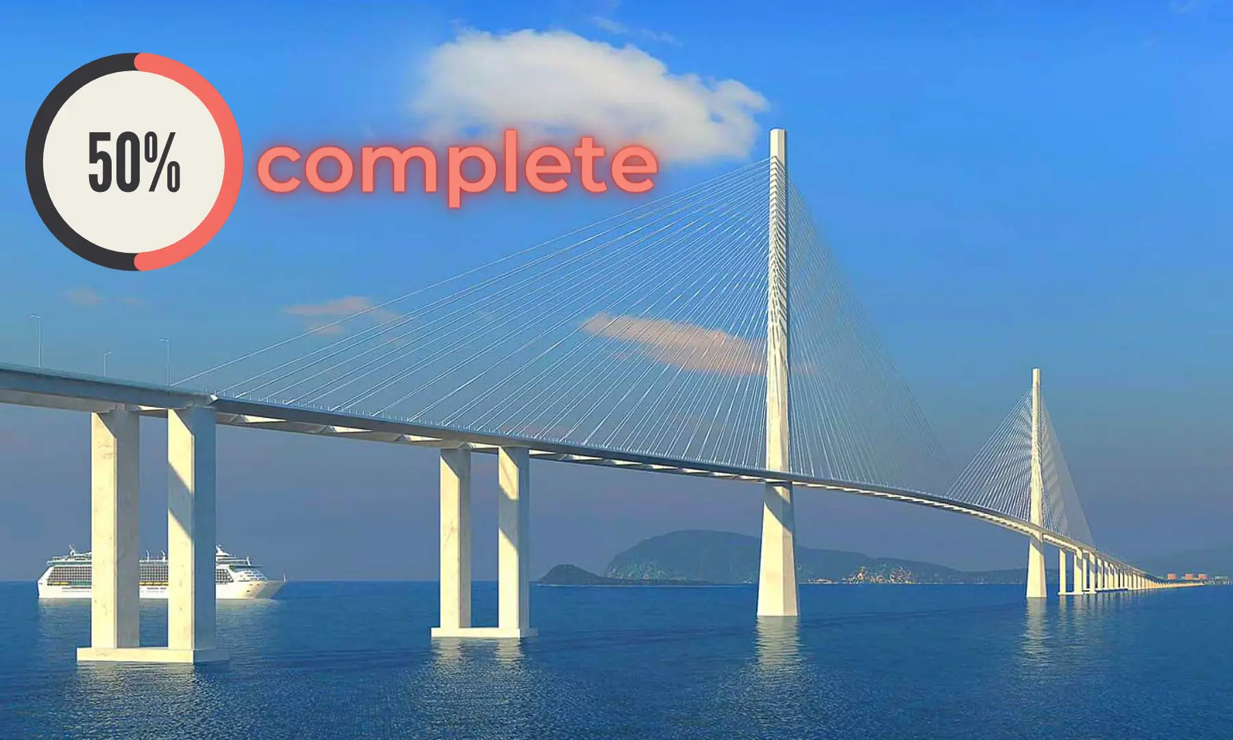 Bataan Cavite Interlink Bridge Project Now Halfway Complete