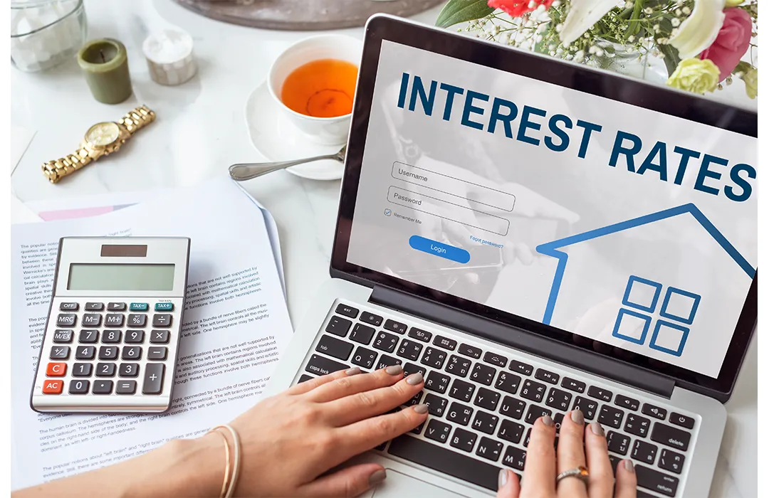 Home loans offer low interest rates.