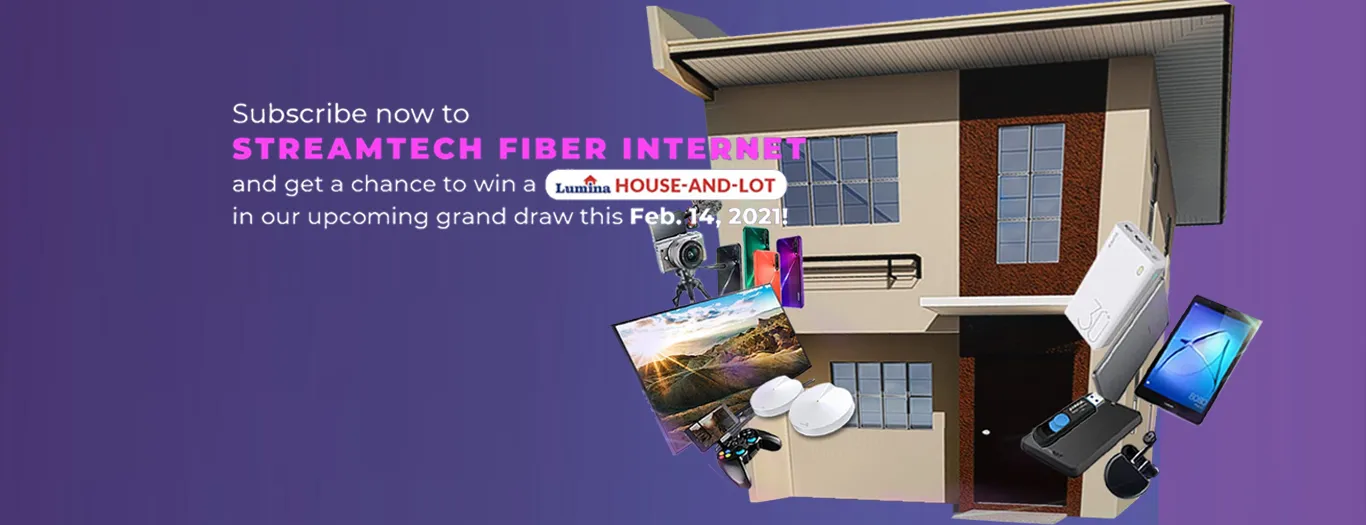 Binge with Streamtech and Win Your Own Lumina House and Lot