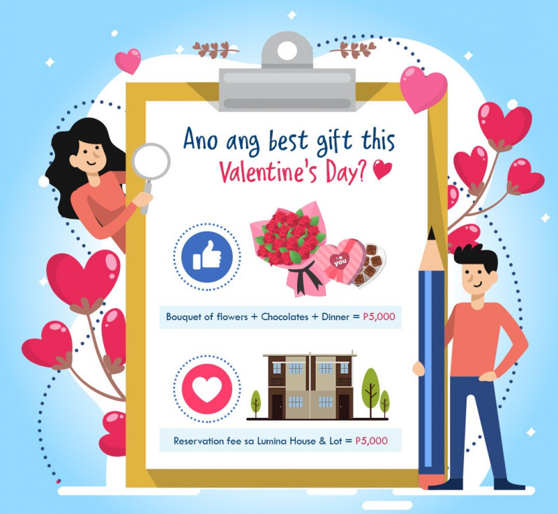 Choose the best Valentine's gift: House and Lot by Lumina Homes