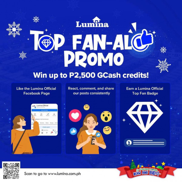 Earn Top Fan Badge & Win | Lumina Homes | Affordable House and Lot Sale