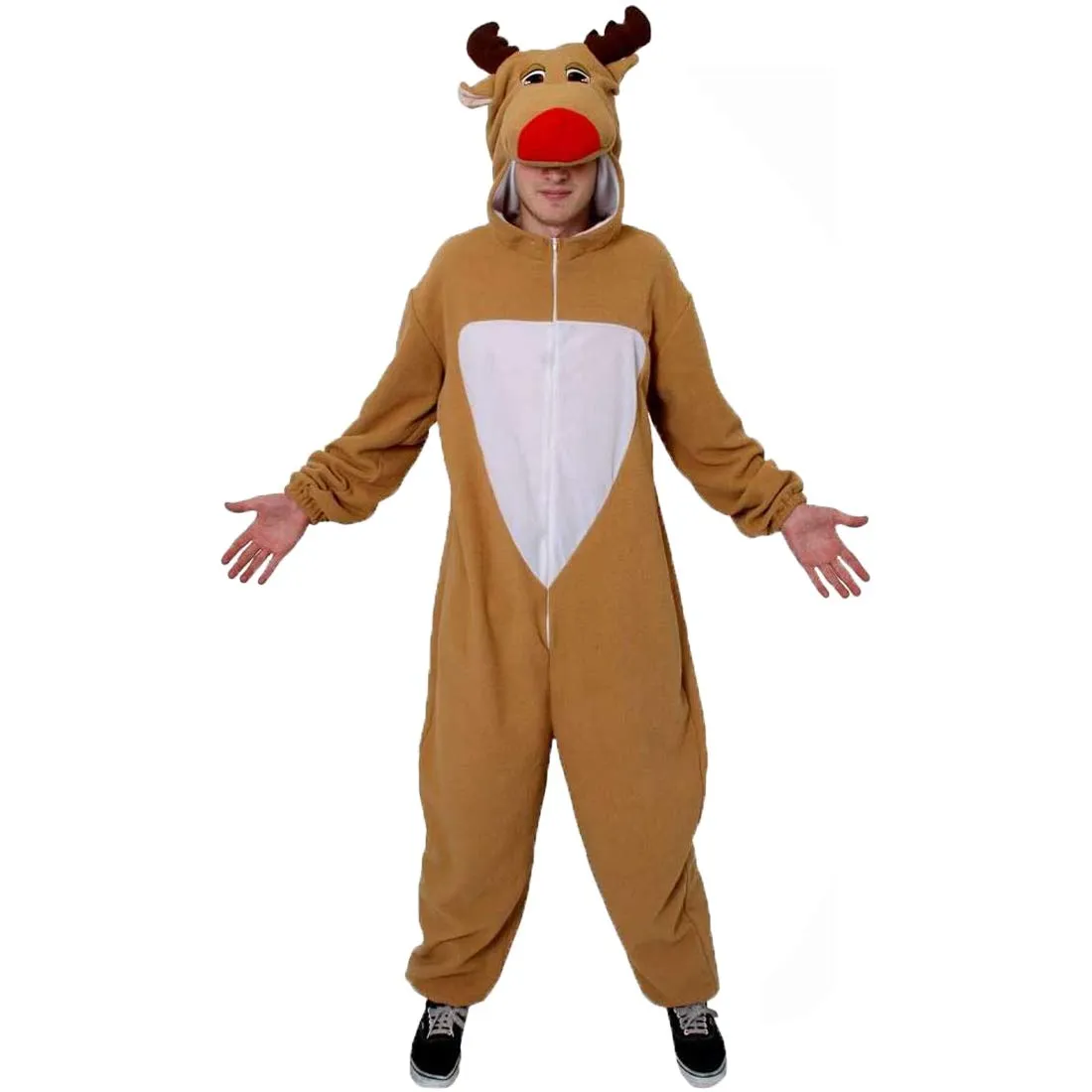 Add to cart this adorable Rudolph jumpsuit for a cute outfit this holiday.