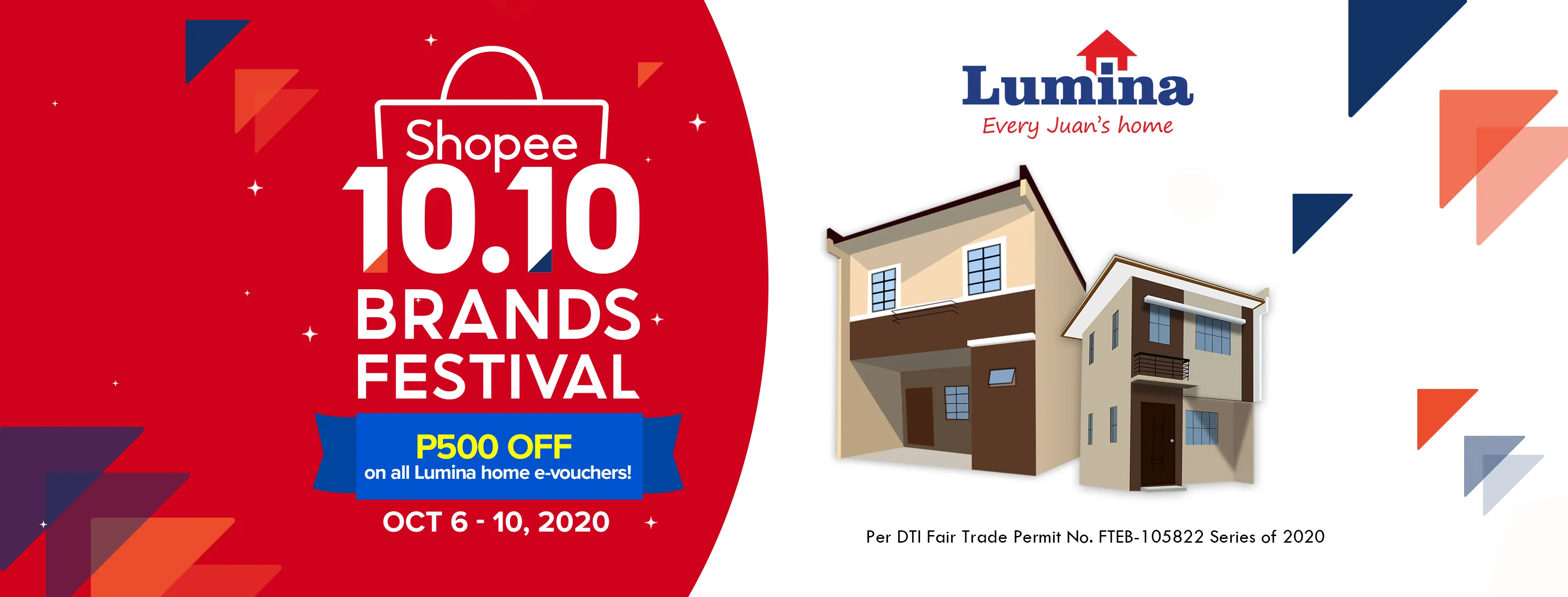 Reserve Your Lumina Home with Shopee for Instant Php500 Discount