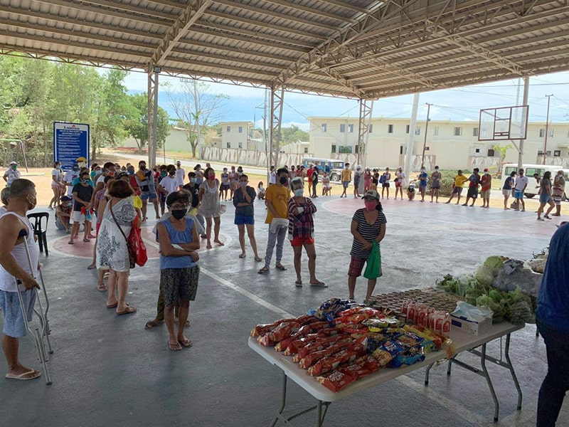 Lumina Homes in Pandi Community Pantry Houses in the Philippines Lumina Homes in Pandi Community Pantry