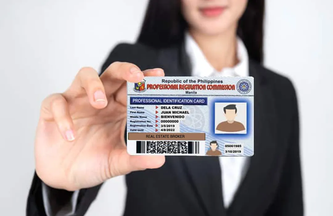 Broker's PRC license for Professional Regulatory Board passers