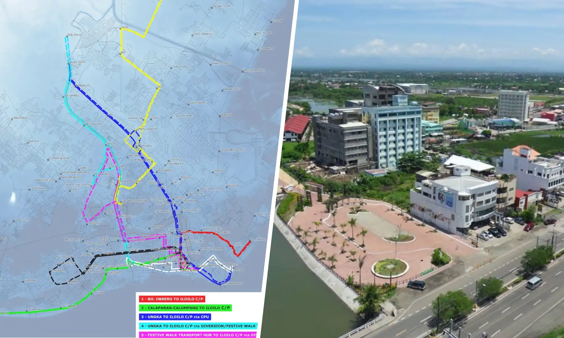 Iloilo City government new and rationalized routes 1