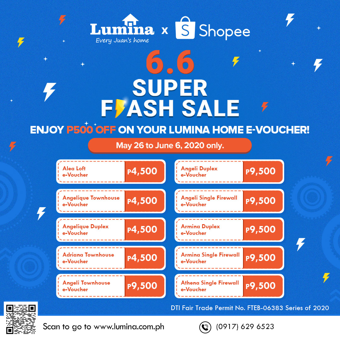lumina-shopee-6.6-evouchers-near-affordable-house-and-lot-for-sale-philippines-lumina-homes