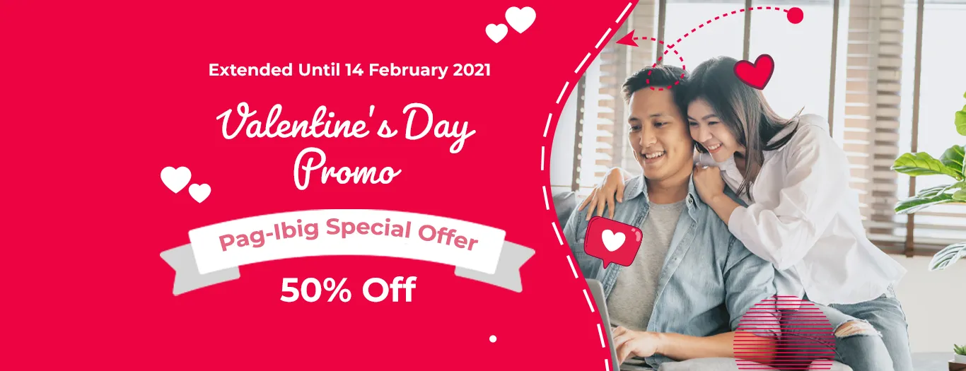 Lumina Homes Extends Pag IBIG Promo until Valentines Day