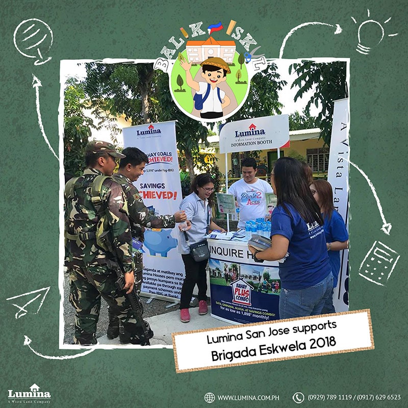Lumina San Jose supports Brigada Eskwela 2018 Lumina San Jose supports Brigada Eskwela 2018