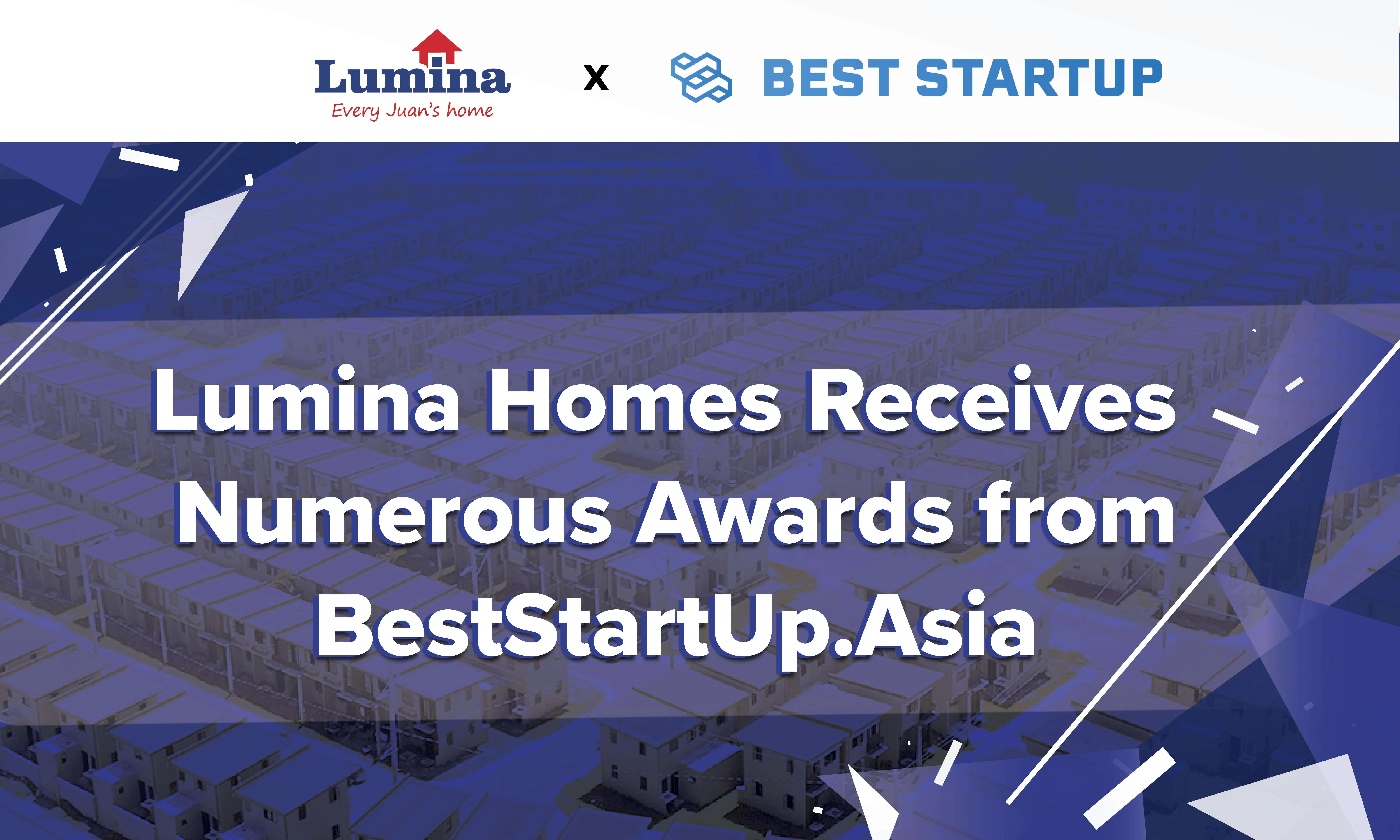 Lumina Homes Receives Numerous Awards from BestStartUp Asia