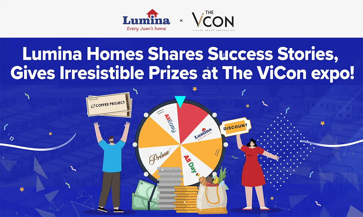 Lumina Homes Shares Success Stories Gives Irresistible Prizes at The ViCon Pag Ibig Housing Loan 1