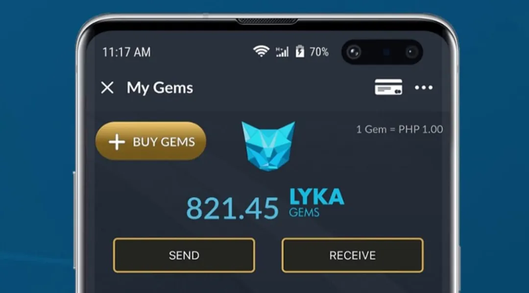 Choose LYKA that rewards users with a digital point system