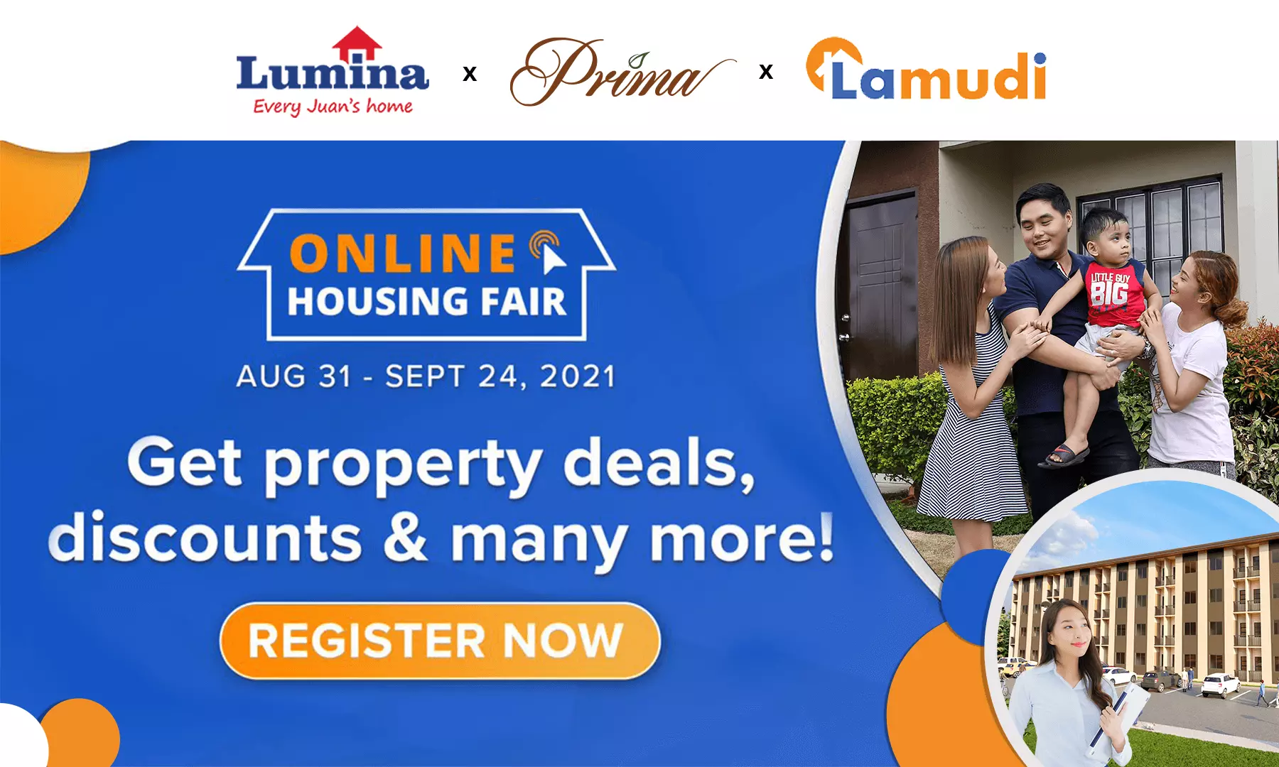 Lumina Joins Lamudi Online Housing Fair Affordable House and Lot Philippines 1