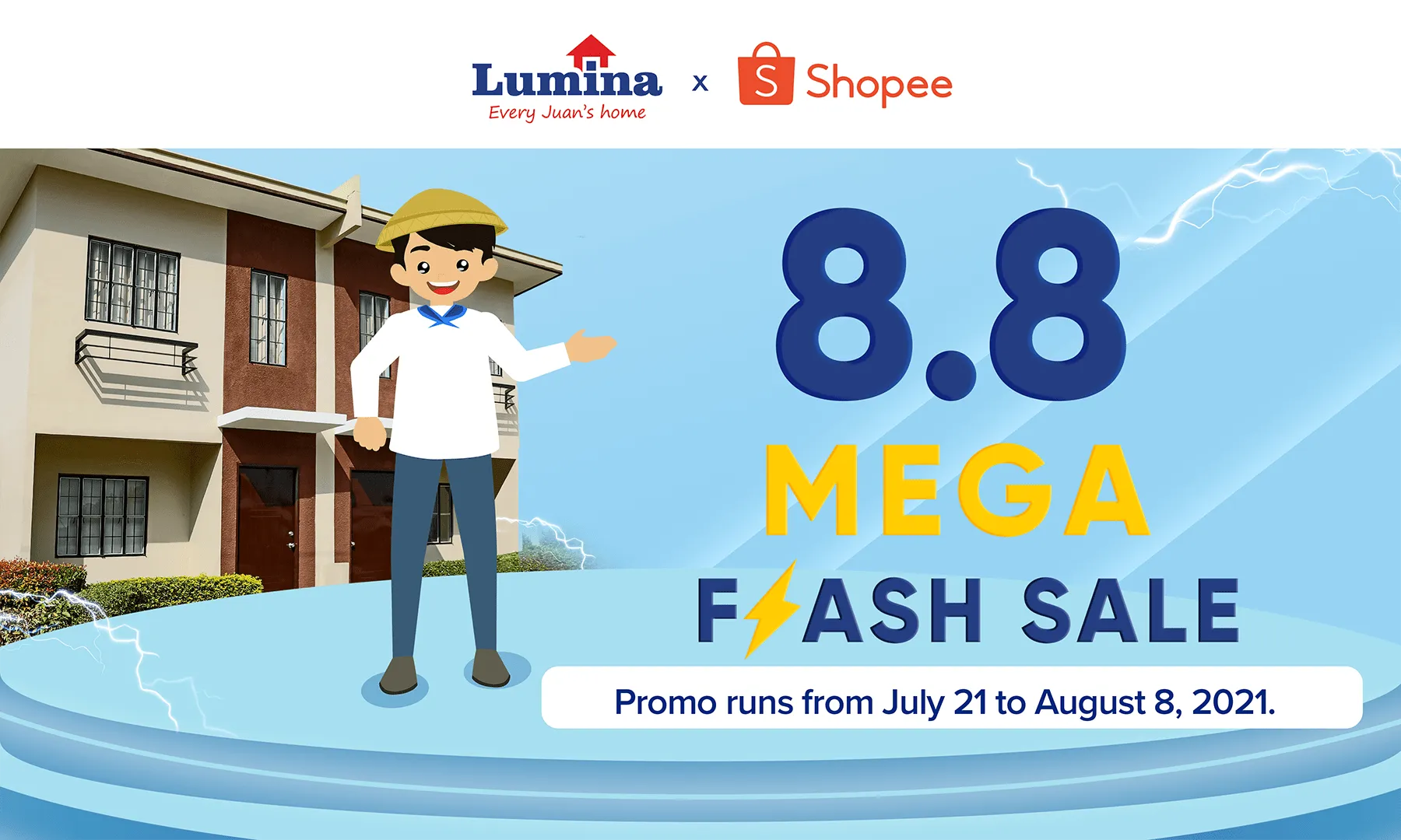 Lumina Participates in Shopee 8 8 Mega Flash Sale