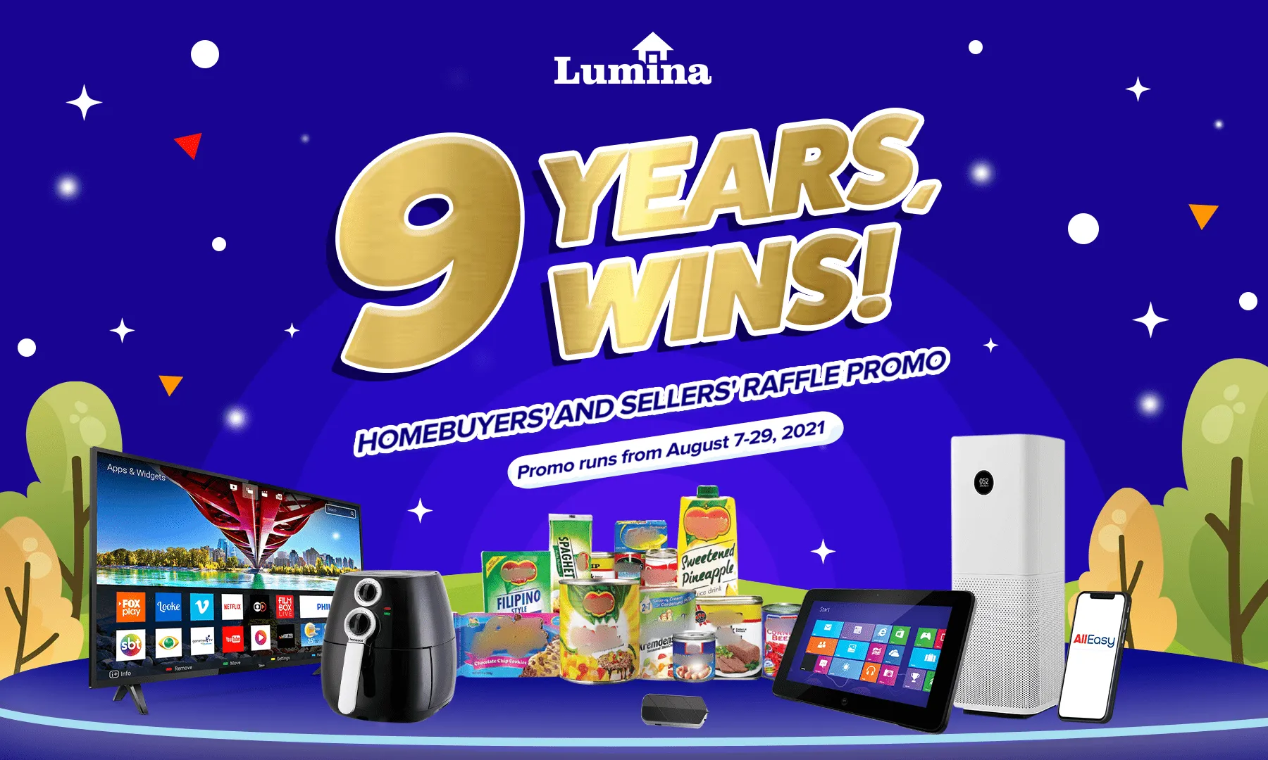 Lumina Presents 9 Years 9 Wins Raffle Promo