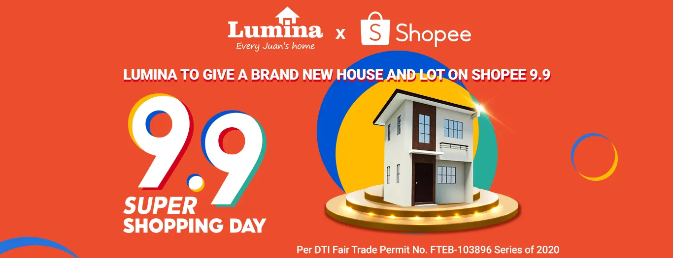 Lumina to Give a Brand New House and Lot on Shopee 9.9