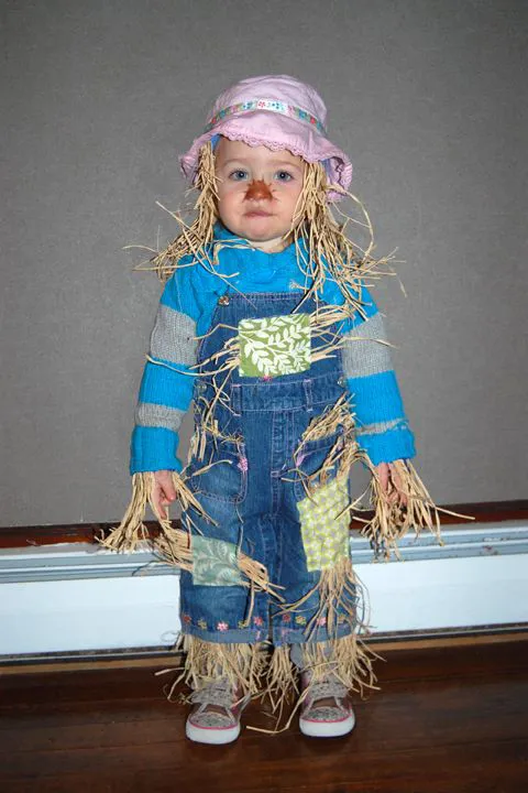 Scarecrow as homemade costumes