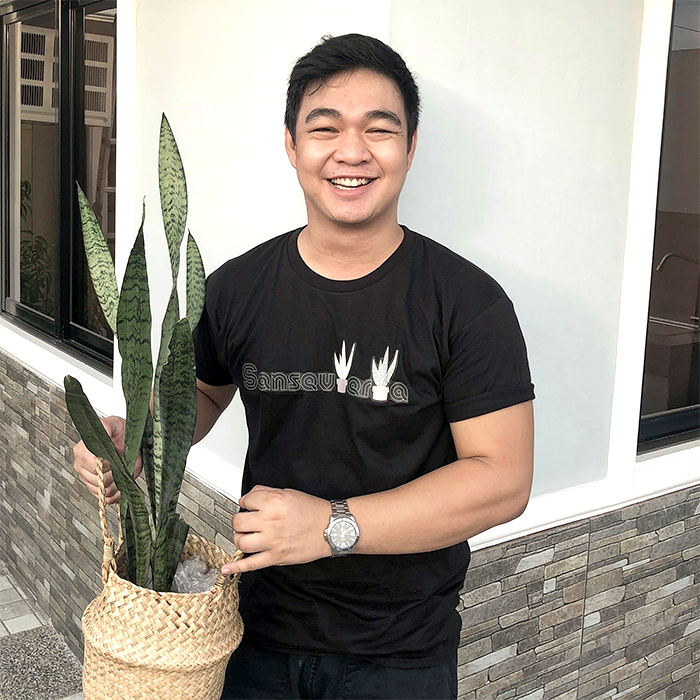 Arvic's perfect way to spend free time is through planting.