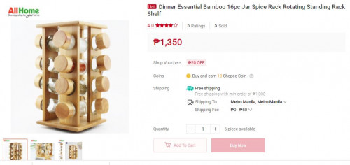 Lumina Homes Budol Finds Shopee Allhome spicerack