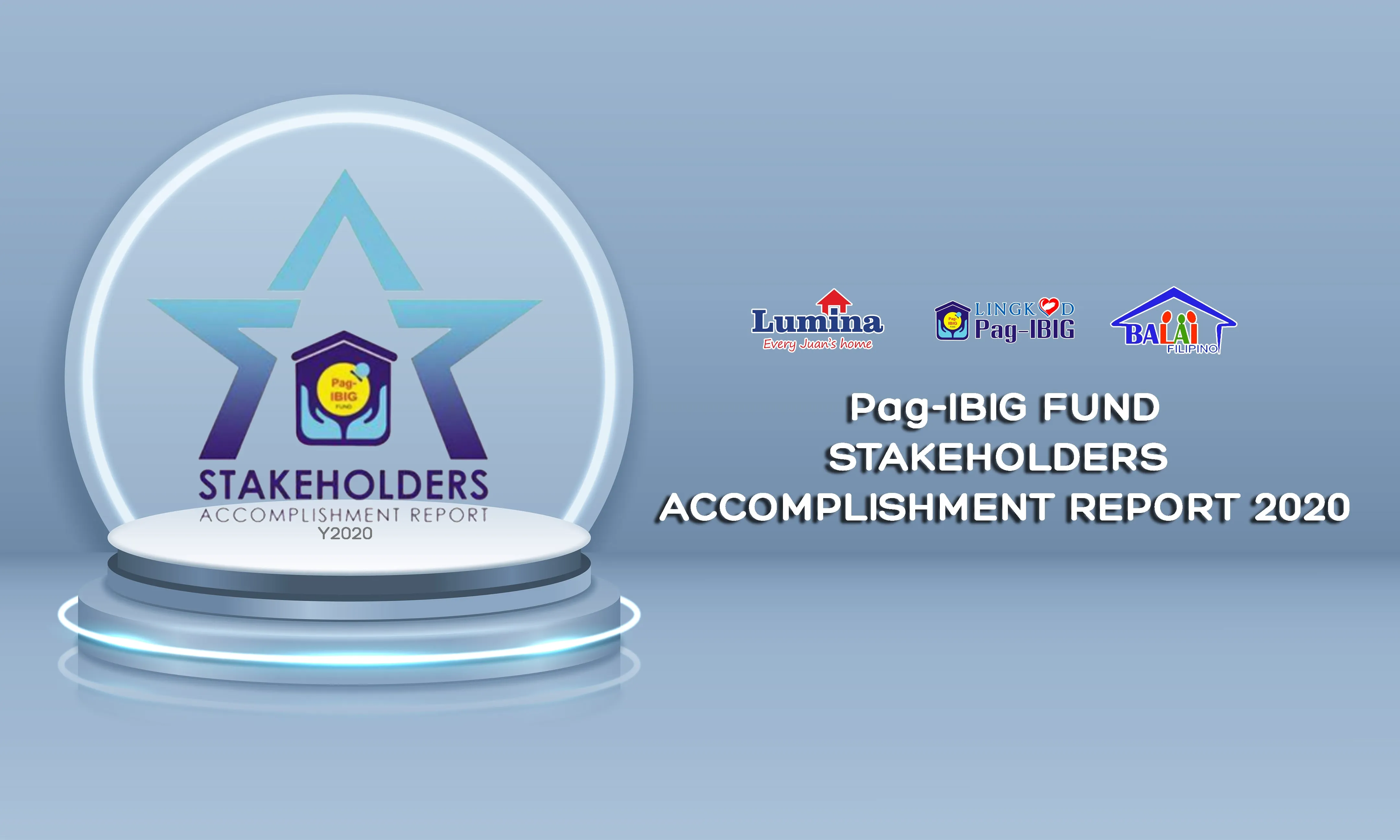 Pag IBIG Fund recognizes Lumina Homes in Stakeholders Accomplishment Report 2020