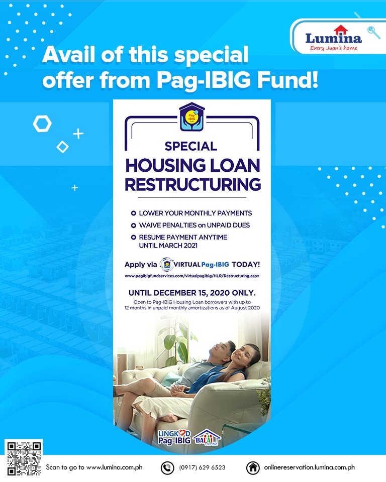Avail Pag-IBIG Fund's special offer for your Lumina home