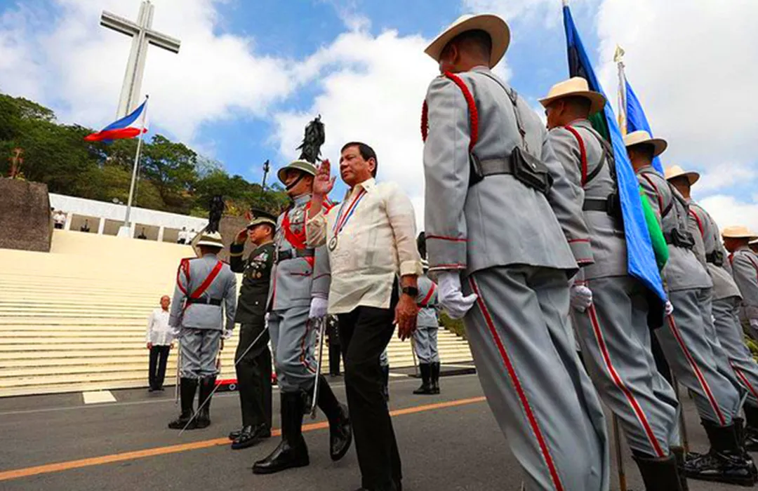 Day of Valor celebrated in Mount Samat where the Philippine President led the national holiday celebration.