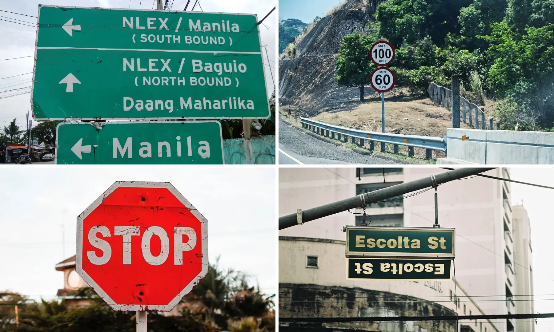 Philippine Road Signs With Names