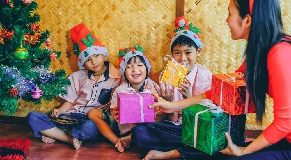 Celebrate Christmas joy by giving gifts