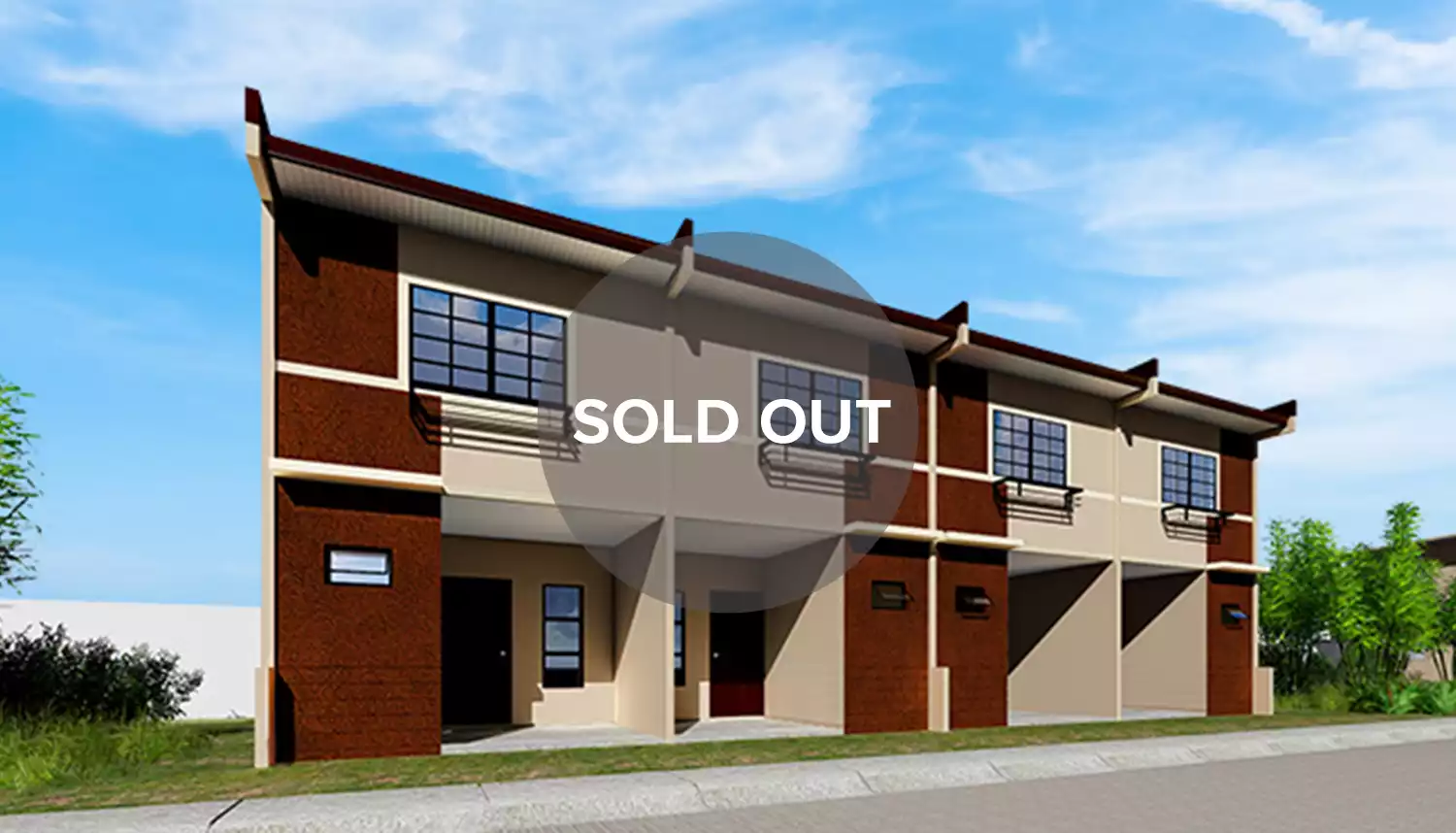 lumina adriana townhouse artists perspective sold out | Affordable House and Lot For Sale In The Philippines