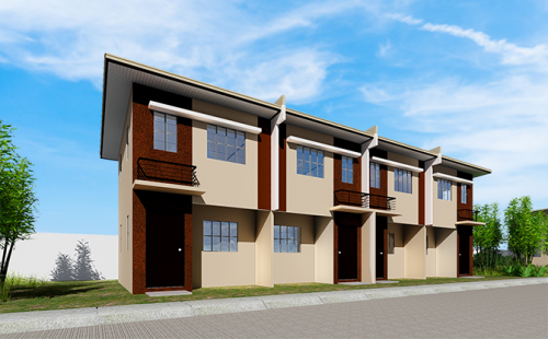 Lumina Homes' Angeli Townhouse Artist's Perspective