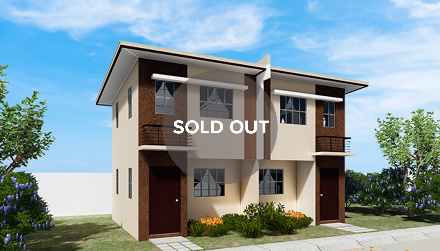 armina duplex artist perspective 2 sold out | Affordable House and Lot For Sale In The Philippines