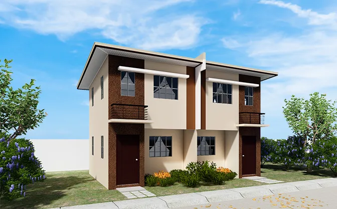 armina duplex artist perspective | Affordable House and Lot For Sale In The Philippines