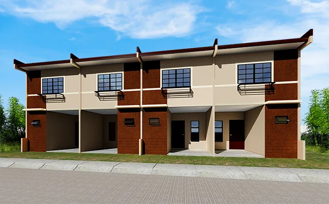 bettina townhouse artist perspective | Affordable House and Lot For Sale In The Philippines